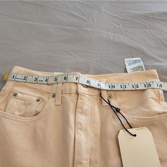 Levis x Free People high loose taper high rise‎ peach colored jeans size 26 New - Picture 6 of 14